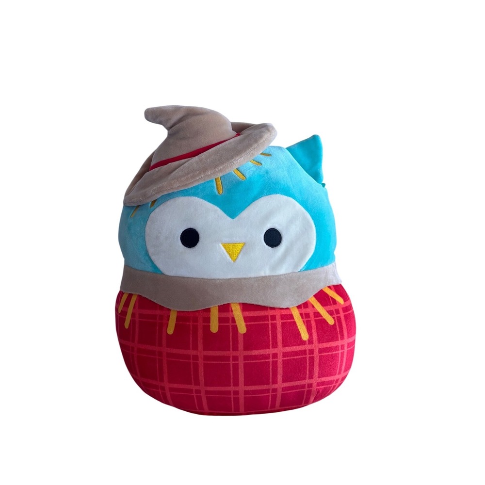 Squishmallows Barnaby Owl Plush 7 Inch Scarecrow Halloween Fall Toy Kids